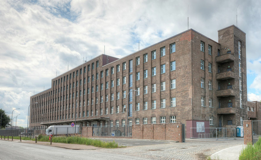 Saniertes Bestandgebäude auf der Veddel